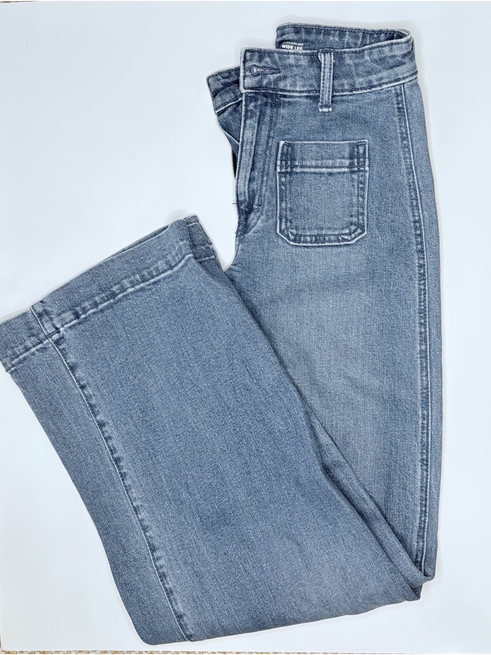 Old Navy Wide Leg Women's Jeans in Medium Blue Wash #007